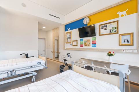 Zimmer in der stationären Geriatrie