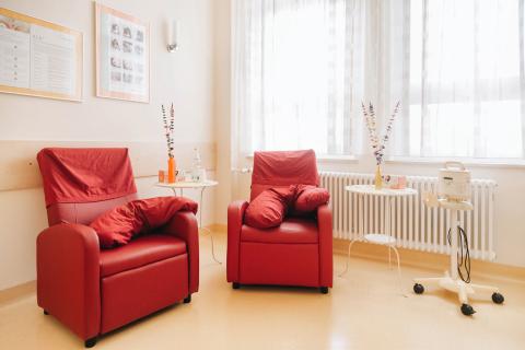 Stillzimmer in der Geburtsklinik