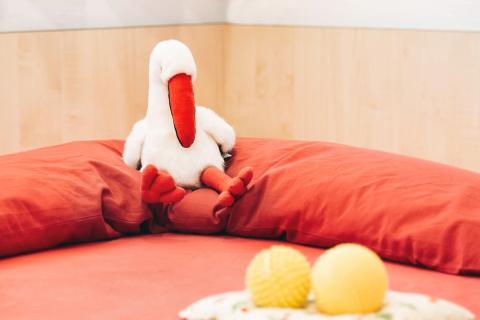 Zimmer in der Geburtsklinik