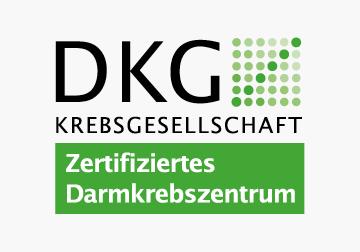Qualitätssiegel Zertifiziertes Darmkrebszentrum der Deutschen Krebsgesllschaft