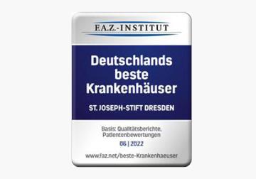 Zertifikat F.A.Z. Deutschlands beste Krankenhäuser