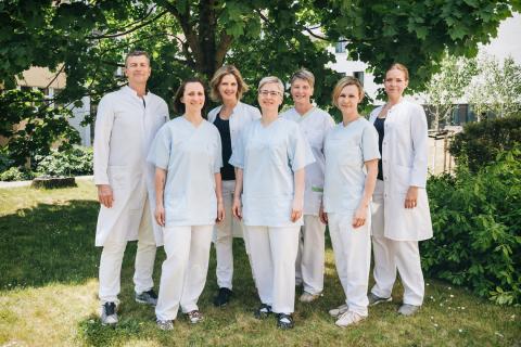 Team im Brustzentrum: Ärzte und Pflege