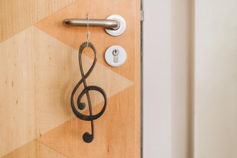 Palliativstation Musiktherapie Notenschlüssel