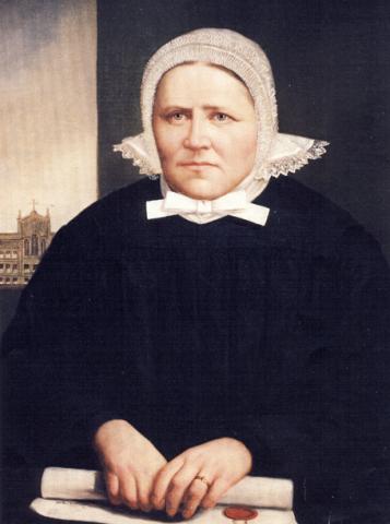 Maria Merkert, Foto eines kongregationseigenen Gemäldes.