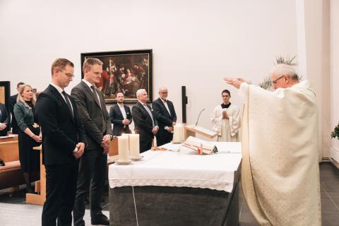 Geschäftsführerwechsel 2023: Messe mit Segen