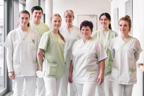 Team auf der Station N3 der Inneren Medizin.