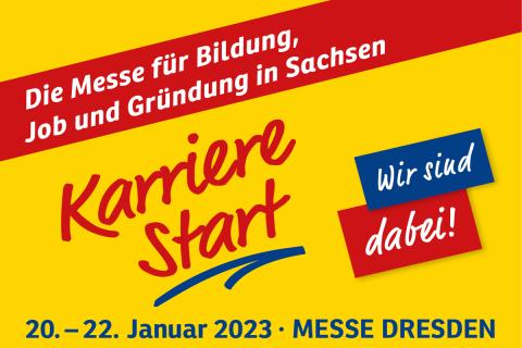 News-Teaser der Messe KarriereStart 2023: Wir sind dabei!