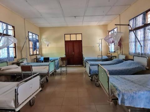 Maganzo: Blick in ein Krankenzimmer.
