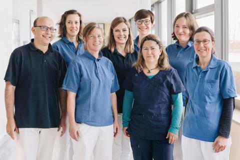 Das Team des Sozialdienstes am Krankenhaus St. Joseph-Stift Dresden.