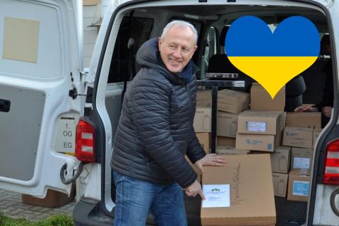 Spendentransport für die Ukraine im März 2023