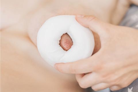 Brust-Donut im Einsatz